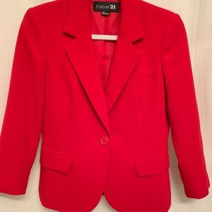 Red blazer